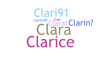 Nickname - Clari