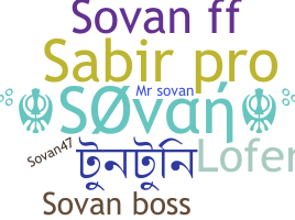 Nickname - Sovan