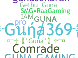 Nickname - Guna