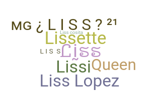 Nickname - liss