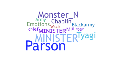Nickname - Minister