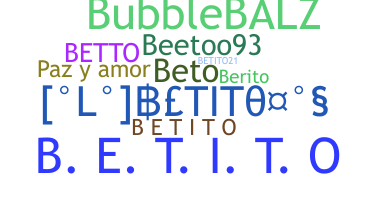 Nickname - Betito