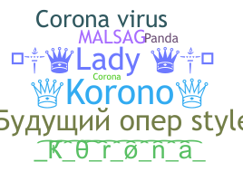 Nickname - Korona