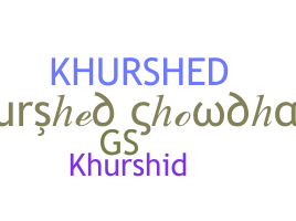 Nickname - Khurshed
