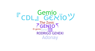 Nickname - Genio