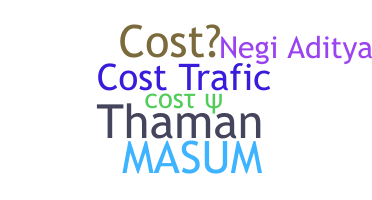 Nickname - Cost