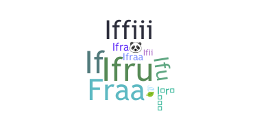 Nickname - Ifra