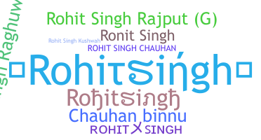 Nickname - rohitsingh