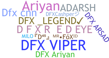 Nickname - DFX