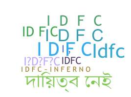 Nickname - idfc