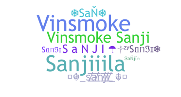 Nickname - Sanji