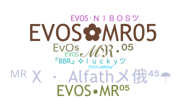 Nickname - EvosMr05