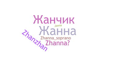 Nickname - Zhanna