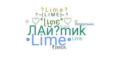 Nickname - lime
