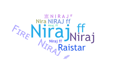 Nickname - Nirajff