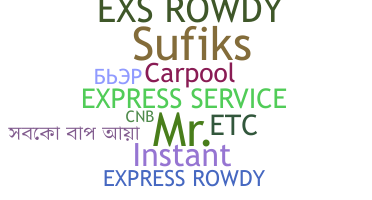Nickname - Express