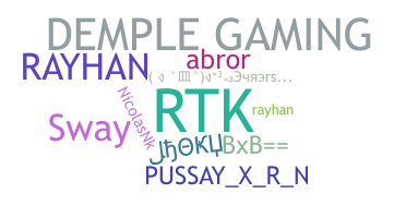 Nickname - XRN