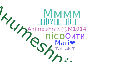 Nickname - AniMeShnik