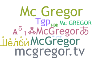 Nickname - Mcgregor