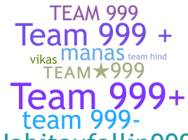 Nickname - Team999