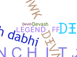 Nickname - devash