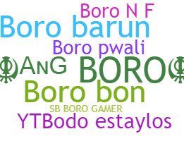 Nickname - Boro