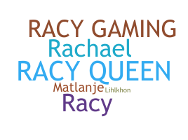 Nickname - racy