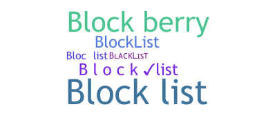 Nickname - Blocklist