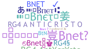 Nickname - bnet