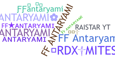 Nickname - FFANTARYAMI