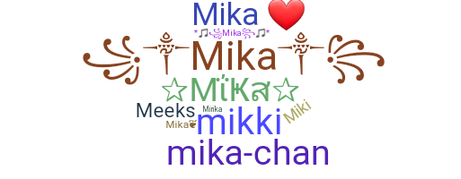 Nickname - Mika