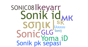 Nickname - Sonik