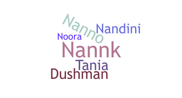 Nickname - Nanno
