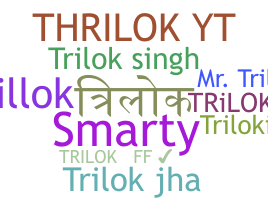 Nickname - Trilok