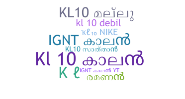 Nickname - KL10