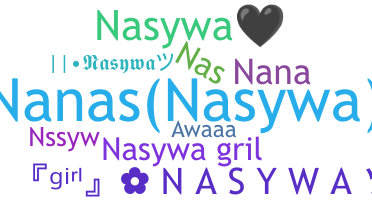 Nickname - Nasywa