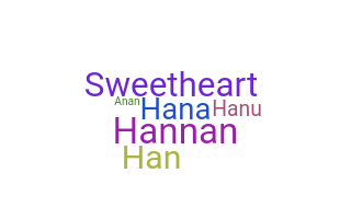 Nickname - Hanan