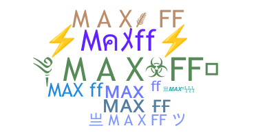 Nickname - maxff