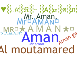 Nickname - mraman