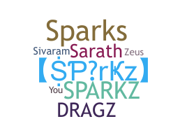 Nickname - Sparkz