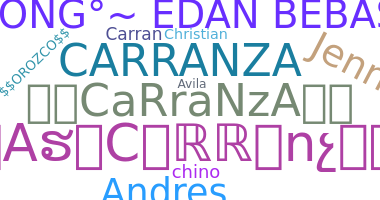 Nickname - Carranza