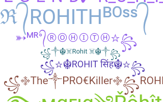Nickname - Rohith