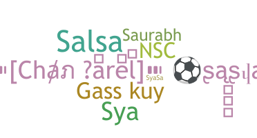 Nickname - Sasya