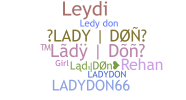 Nickname - LadyDon