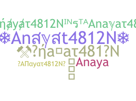 Nickname - Anayat4812N