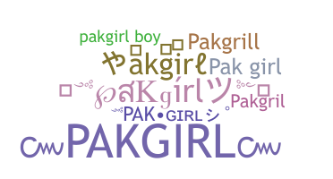 Nickname - Pakgirl