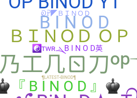 Nickname - Binod