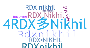 Nickname - RDxNIKHIL