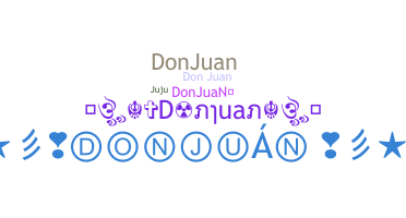 Nickname - Donjuan