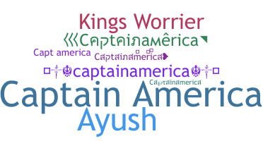 Nickname - captainamerica